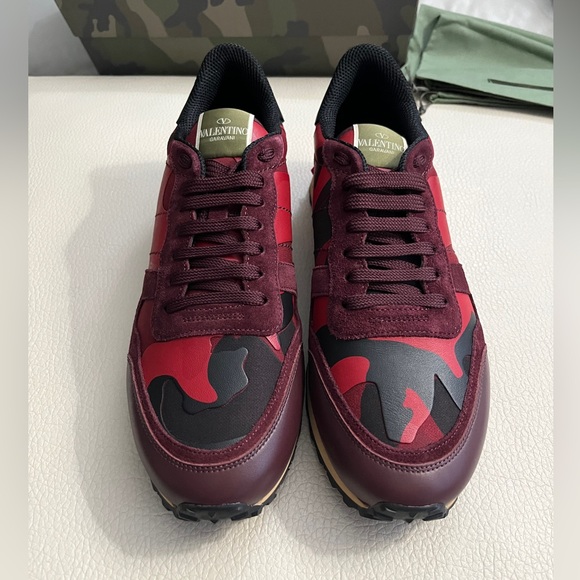 NWB- Valentino Garavani Rockrunner Camo Men’s Sneaker- Made in Italy -EU 42/US 9 - Picture 2 of 13